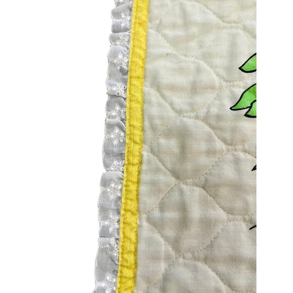 Vintage "That's Our Baby" Nursery Quilt - Picture 3 of 4